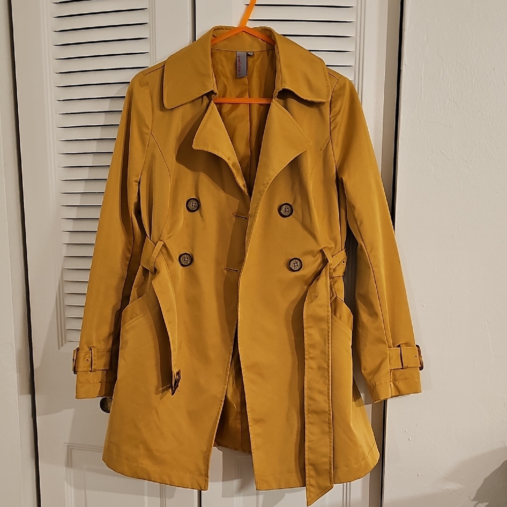 Ambition Mustard Trench Coat